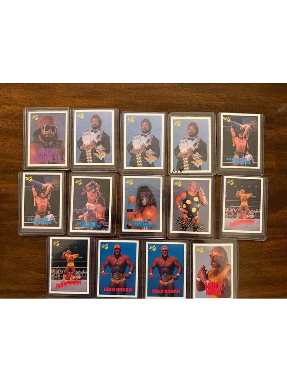 1990 Classic WWF Wrestling Card Lot – Hogan, Ultimate Warrior, Savage & More